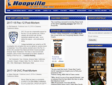 Tablet Screenshot of hoopville.com